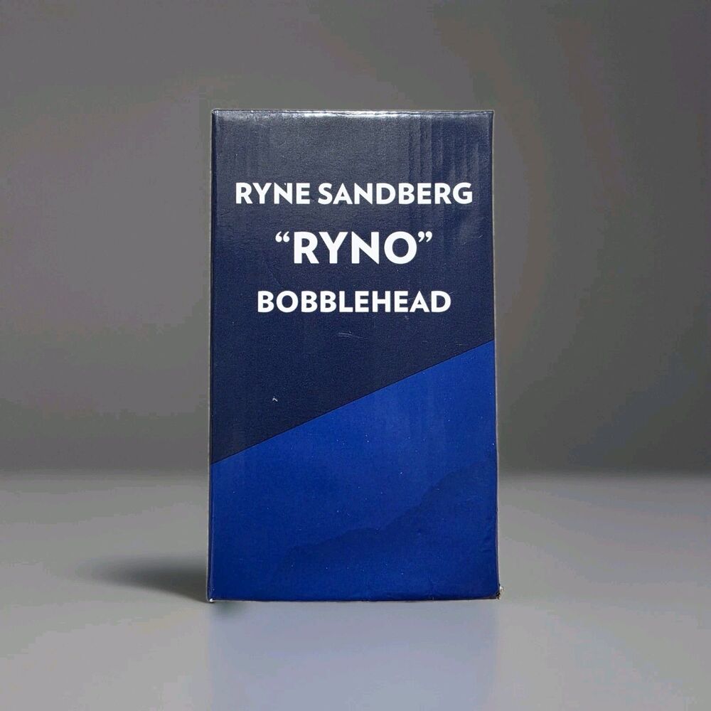 Ryne Sandberg RYNO Chicago Cubs Bobblehead Statue Wrigley Field Wintrust Bank